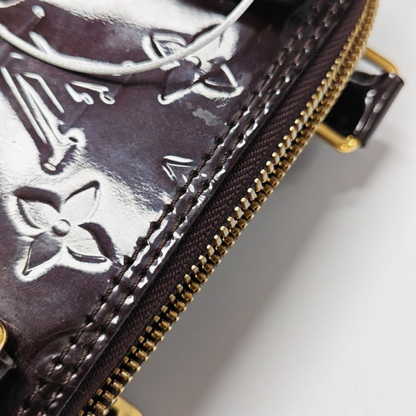 ALMA BB Monogram Patent Leather Red