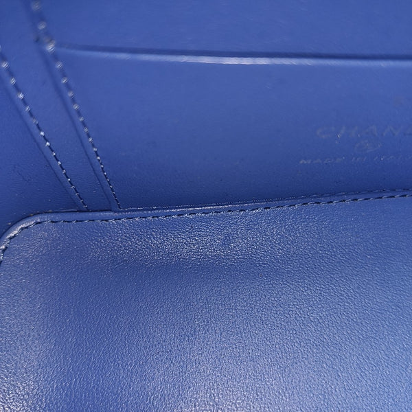 VANITY CASE Small Quilted Denim Blue