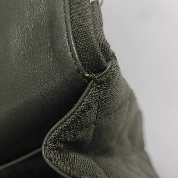 2.55 227 Quilted Canvas Green