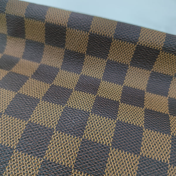 BROADWAY Damier Ebene Coated Canvas Brown