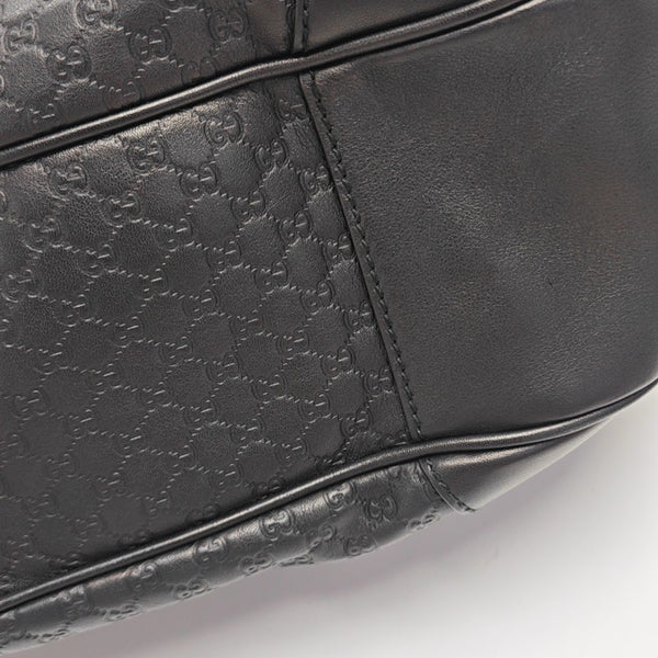 Monogram Calfskin Top Handle Bag Black