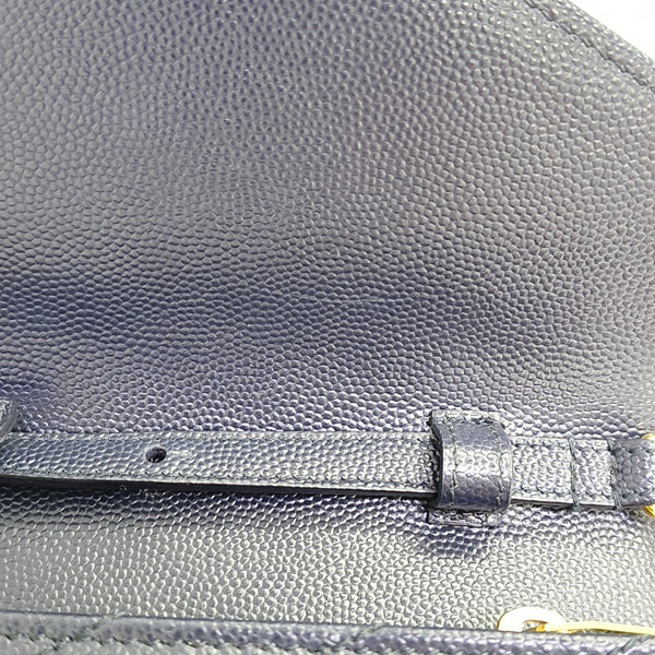 MONOGRAM Medium Chevron Calfskin Blue
