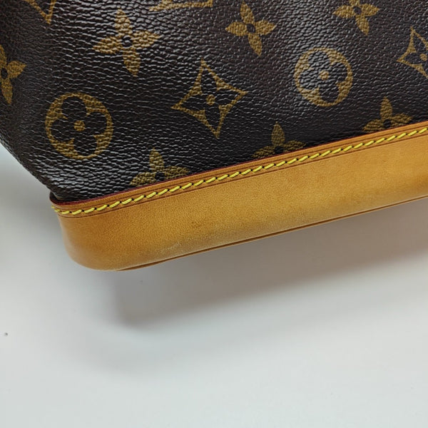 NOÉ BB Monogram Coated Canvas Brown