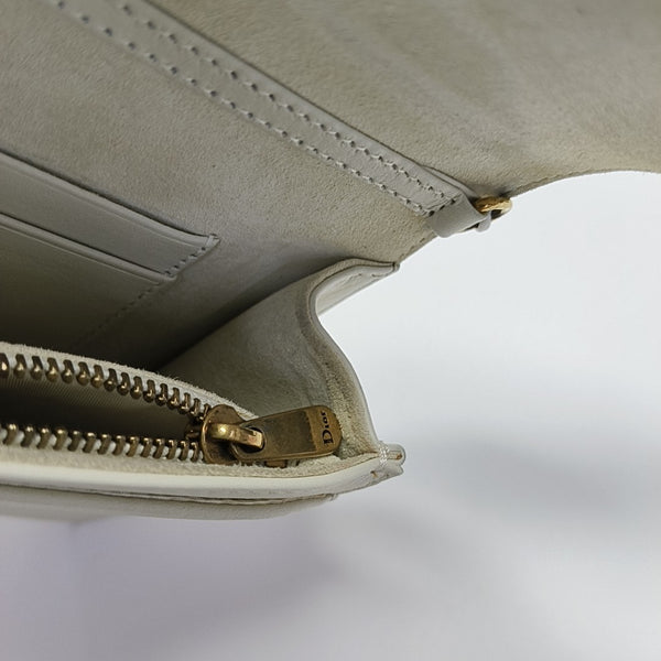 Diorama Cannage Lambskin White