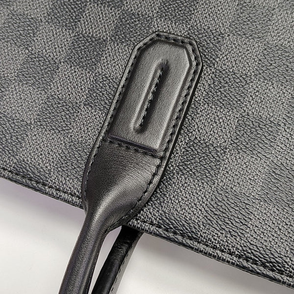 7 DAYS A WEEK Damier Graphite Coated Canvas Gray