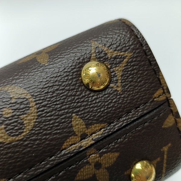 CLUNY PM Monogram Coated Canvas Brown