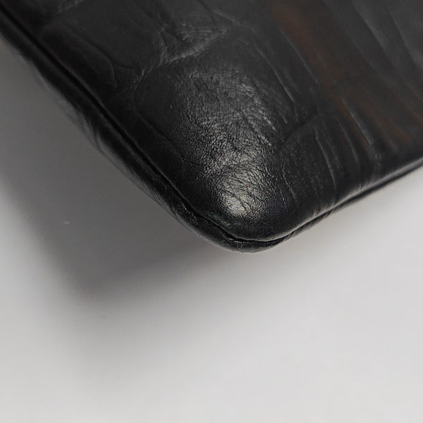 Calfskin Clutch Black