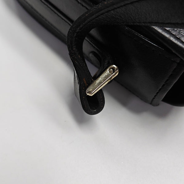 Calfskin Shoulder Bag Black