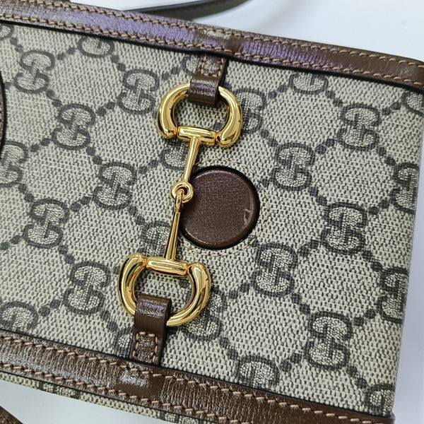 Horsebit 1955 Mini Coated Canvas Beige