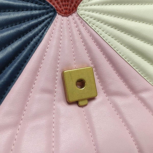 Queen Margaret Quilted Calfskin Multicolor