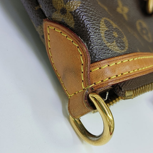 PALERMO PM Monogram Coated Canvas Brown