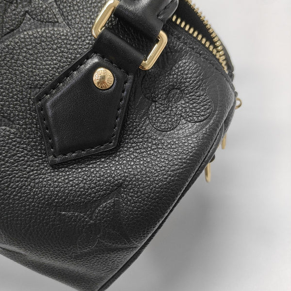 SPEEDY 20 Monogram Calfskin Black