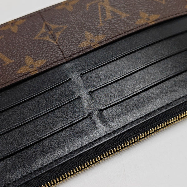 SLIM Monogram Coated Canvas Brown Wallet