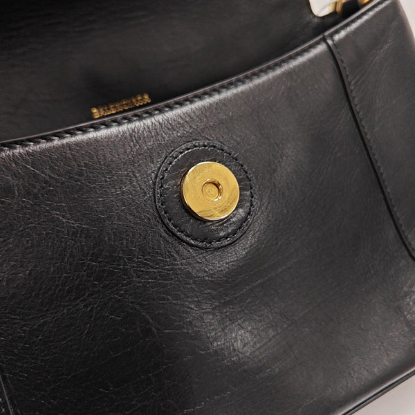 Downtown Small Calfskin Black