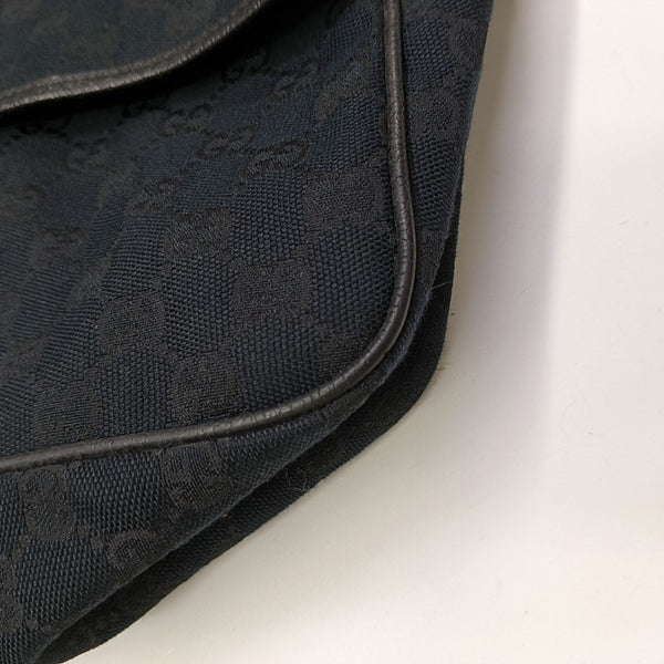 Monogram Canvas Shoulder Bag Blue