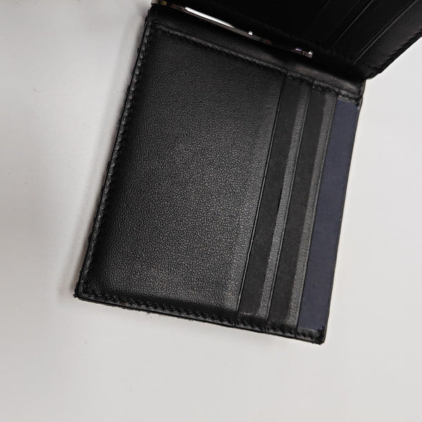Oblique Canvas Wallet Gray