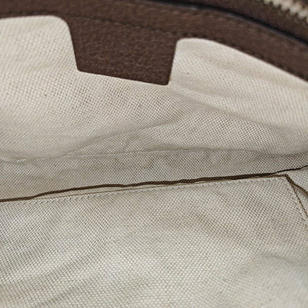 Ophidia Small Monogram Coated Canvas Beige