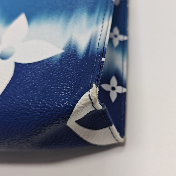TOILET POCKET 26 Monogram Coated Canvas Blue