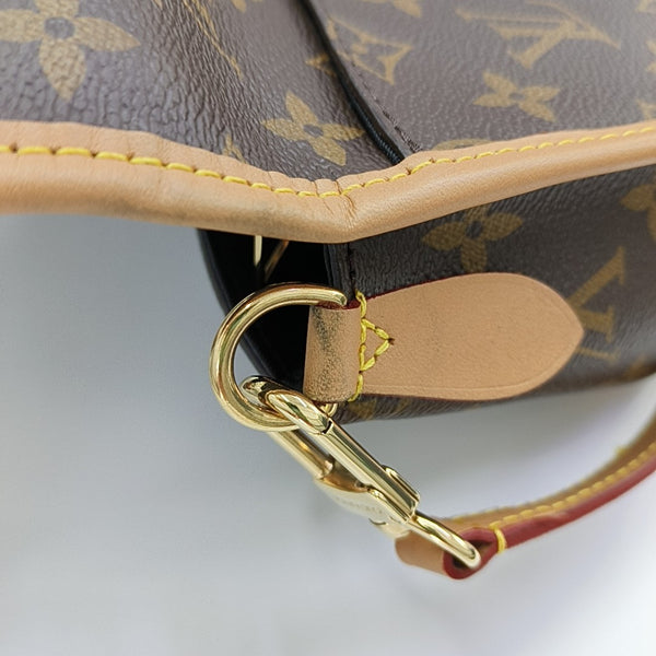 DIANE Monogram Coated Canvas Brown