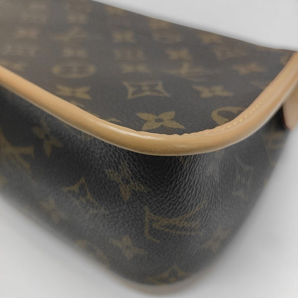 DIANE Monogram Coated Canvas Brown