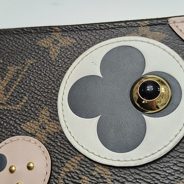 ZIPPY Monogram Coated Canvas Brown Wallet