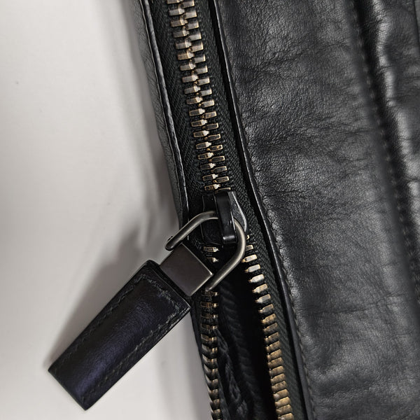 Calfskin Shoulder Bag Black