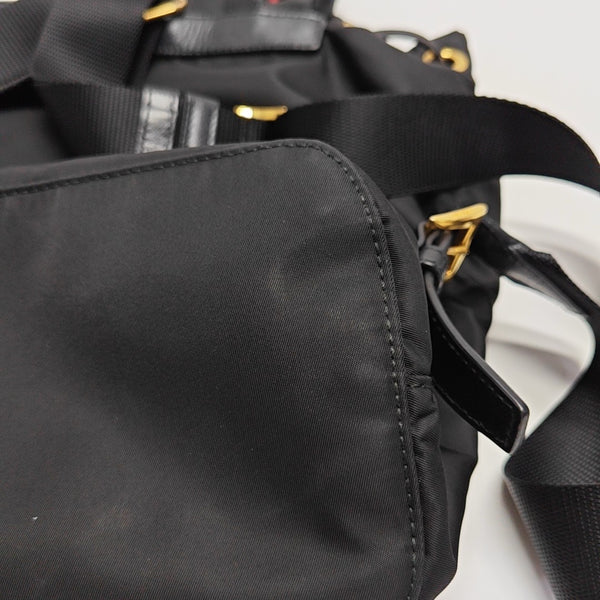 Nylon Backpack Black