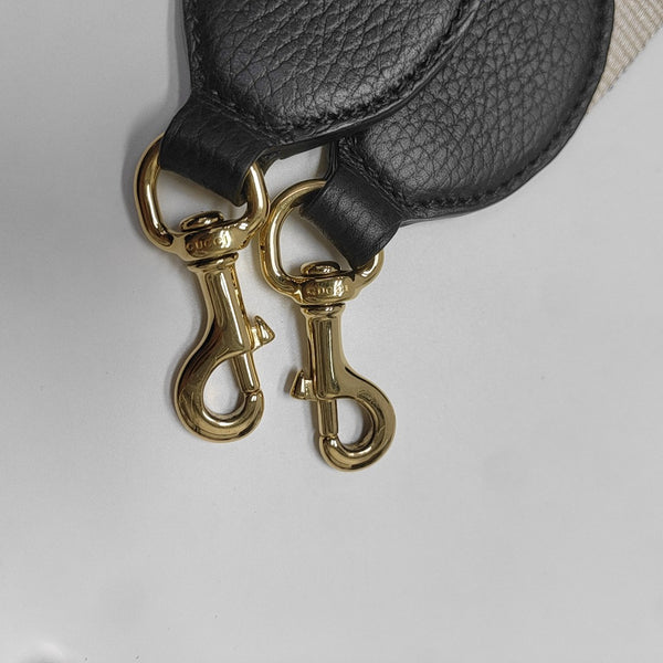 Calfskin Shoulder Bag Black