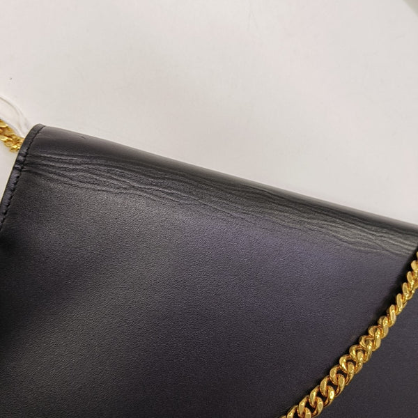 Authenticated pre-owned KATE Small Calfskin Black - Shoulder Bag at Looply