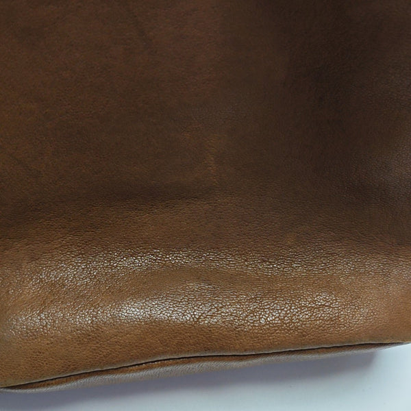 Lambskin Shoulder Bag Brown