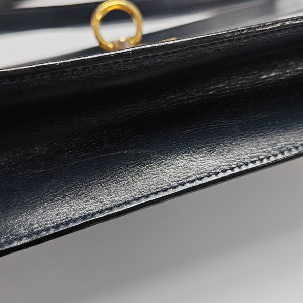 Calfskin Shoulder Bag Blue