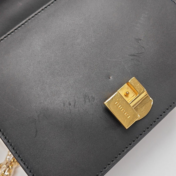 Sylvie Mini Calfskin Black