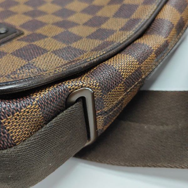 BROOKLYN PM Damier Ebene Coated Canvas Brown