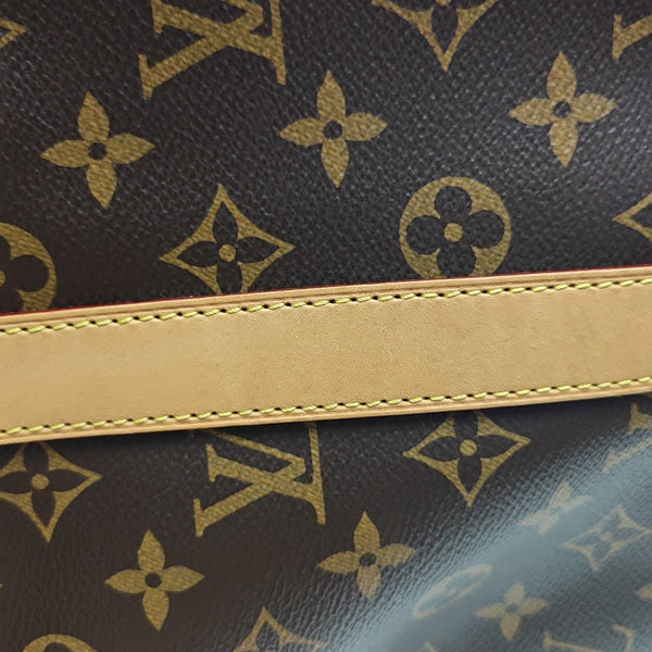 Monogram Coated Canvas Shoulder Bag Brown