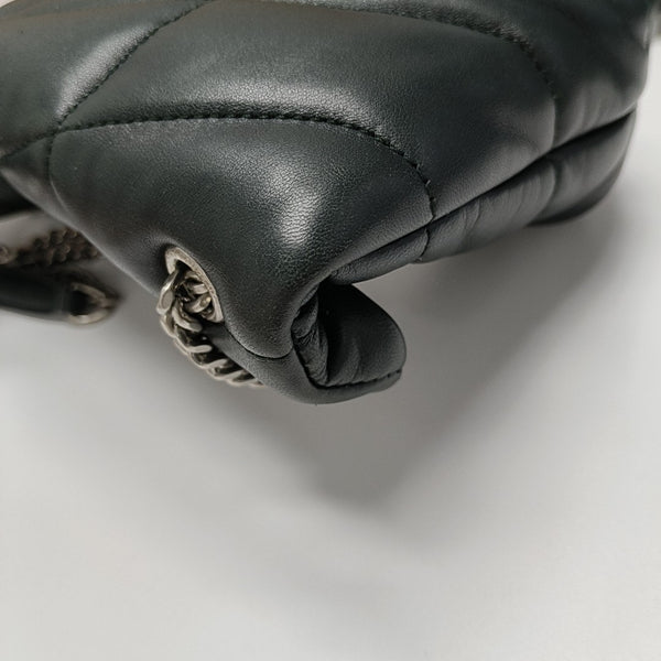 PUFFER Quilted Lambskin Green