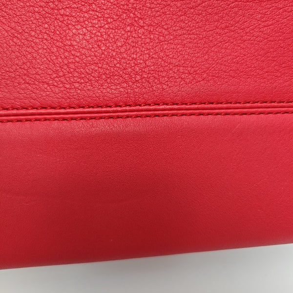 Calfskin Shoulder Bag Red