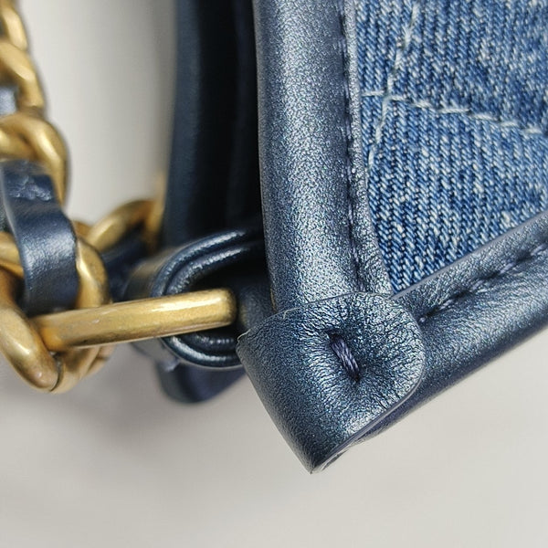 HOBO Quilted Denim Blue