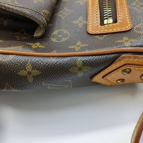 HUDSON GM Monogram Coated Canvas Brown