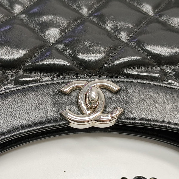 CHANEL 31 Small Quilted Calfskin Black