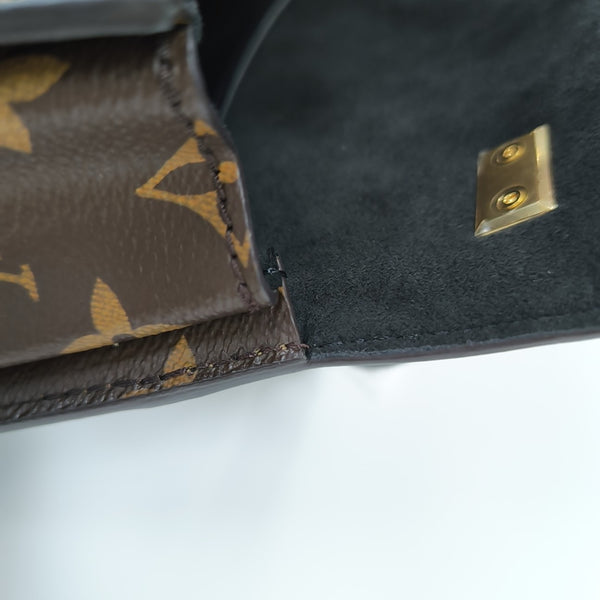 Monogram Coated Canvas Shoulder Bag Super Mini Brown