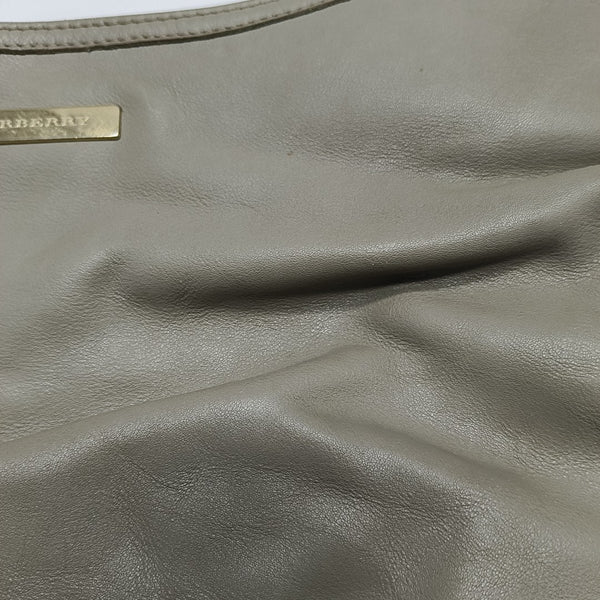 Calfskin Top Handle Bag Gray