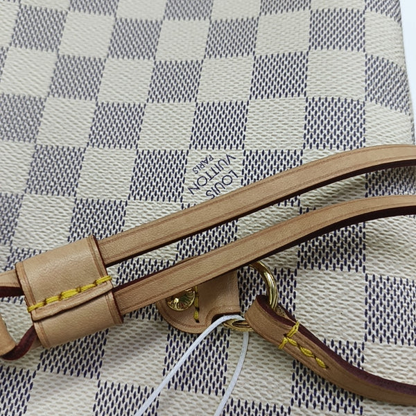 NEVERFULL MM Damier Azur Coated Canvas White