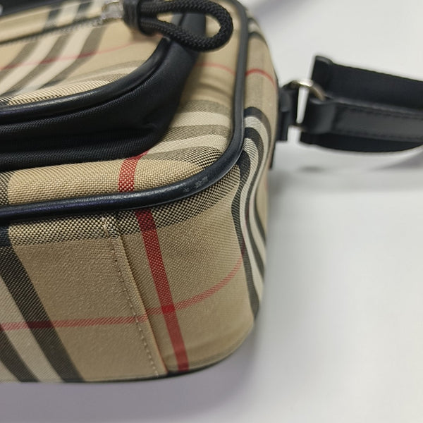 Canvas Shoulder Bag Small Beige