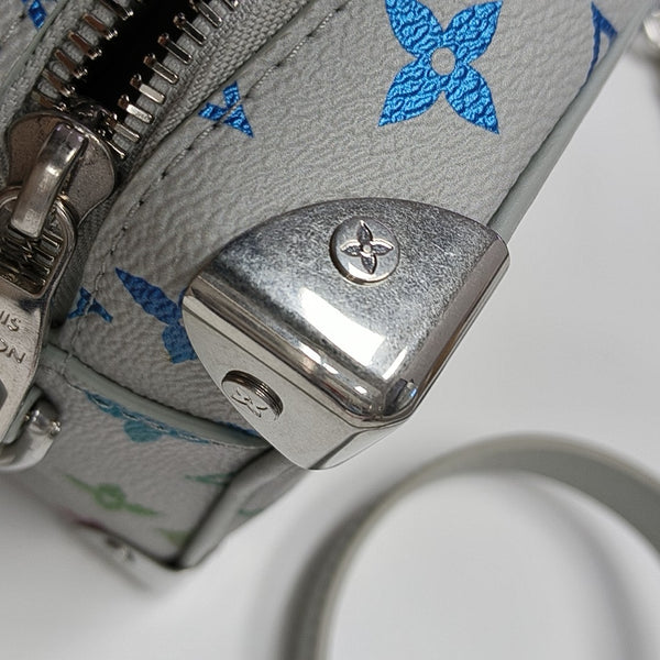 SOFT TRUNK Mini Monogram Coated Canvas White