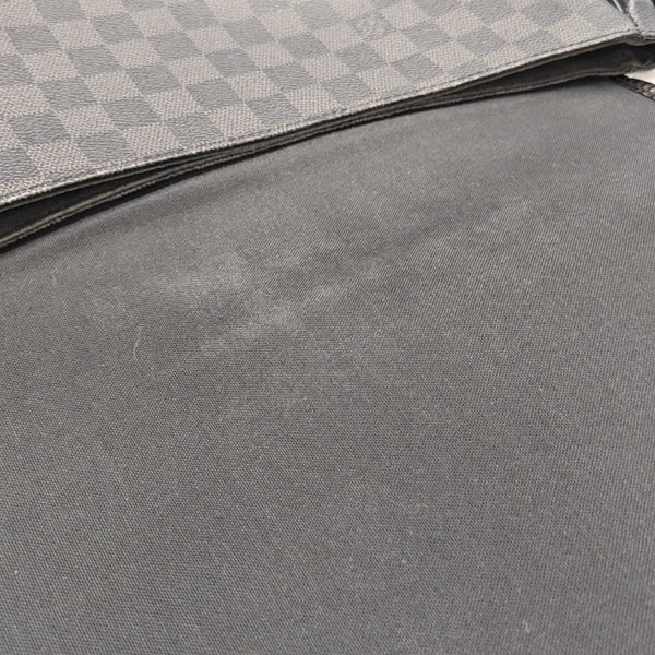 DANIEL Damier Graphite Coated Canvas Gray