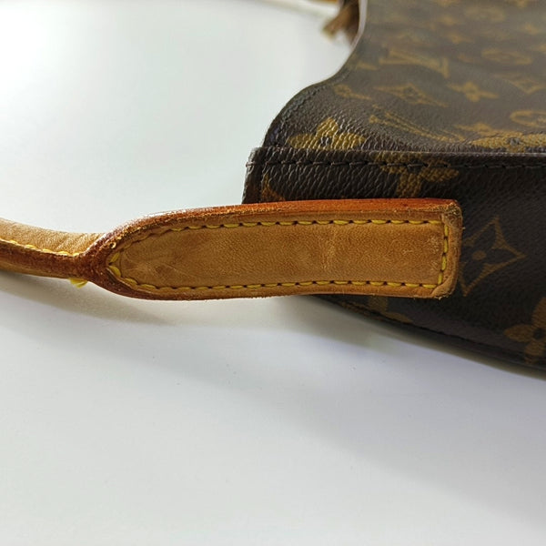 LOOPING GM Monogram Coated Canvas Brown