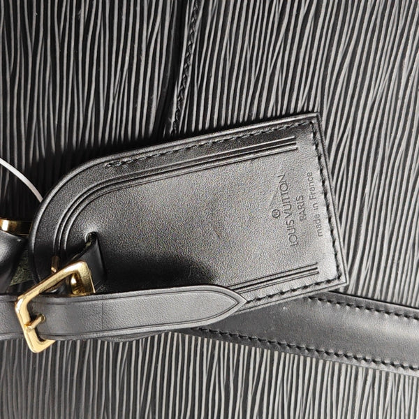 Calfskin Top Handle Bag Black