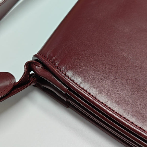 Calfskin Shoulder Bag Red