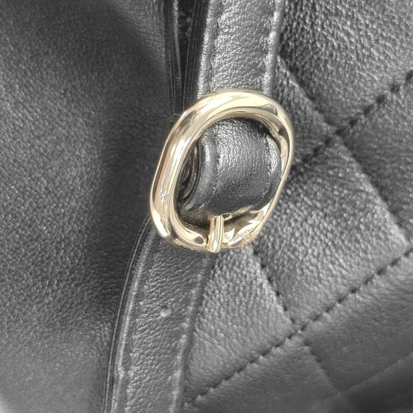 DUMA Quilted Lambskin Black