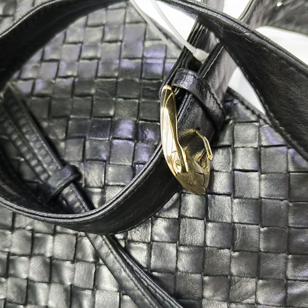 Lambskin Shoulder Bag Black